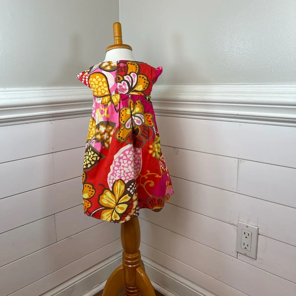 Genuine Kids by Oshkosh Cotton Floral Print Dress Girls 2T